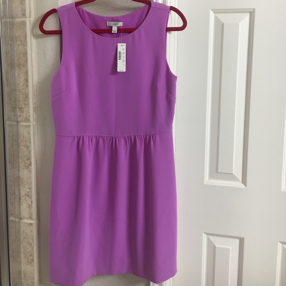 J Crew- Neon Lilac Dress